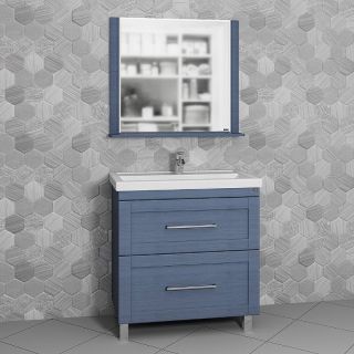 Тумба под раковину СанТа Венера 221015 80см дуб адриатика